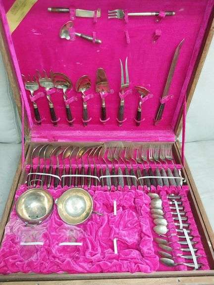 Vintage Thailand Bronze Flatware Set