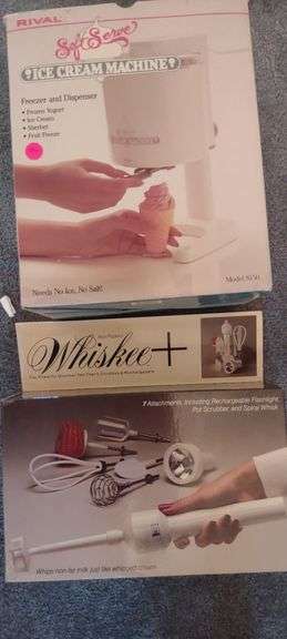 RIVAL soft serve ice cream machine, Cordless Whiskee+