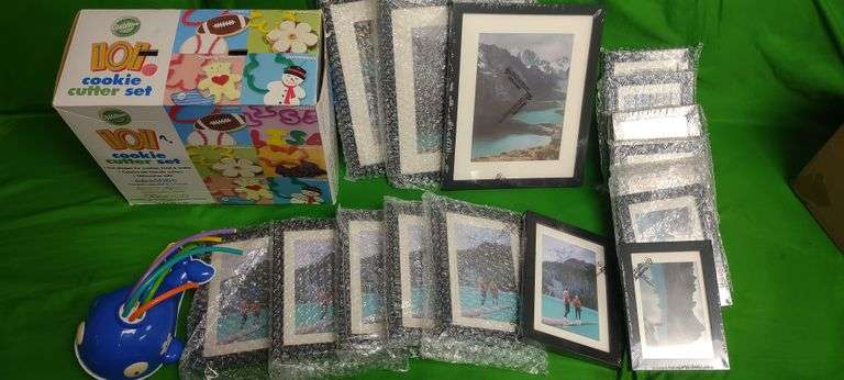 Cookie Cutter Set, Children's Sprinkler, and new frames