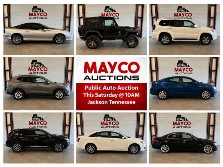 July 11th 2026- Public Auto Auction