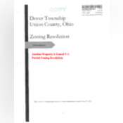 Thumbnail image of Dover Township Zoning Resolution .pdf
