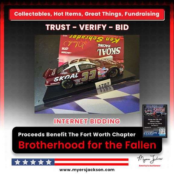 Ken Schrader #33 Red Skoal 1:24 Scale Diecast Car