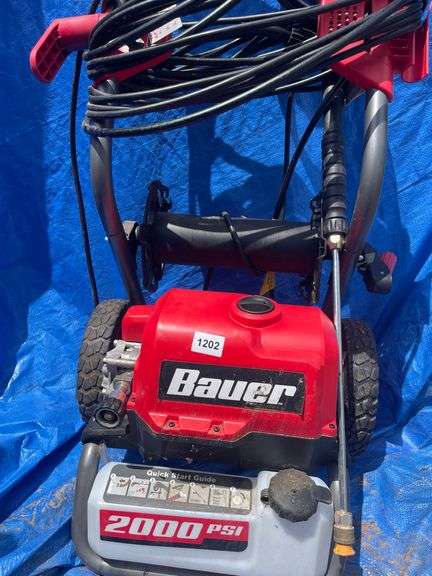Bauer 2000PSI Pressure Washer