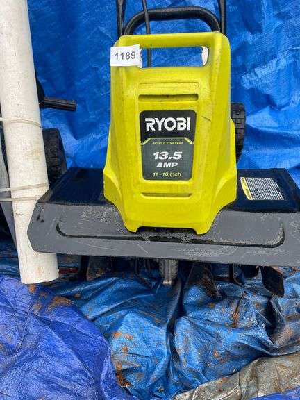 Group: Ryobi Premium Electric Pressure Washer & Ryobi 11-16" AC Cultivator