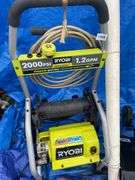 Group: Ryobi Premium Electric Pressure Washer & Ryobi 11-16" AC Cultivator