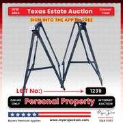 Group: (2) Steel Tubing Saw Horses
