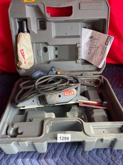 Group: Ryobi Hand Planer (worked when tested), Angle Grinder, & Impact Wrench *Unknown Condition*
