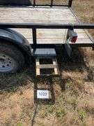 Double Axle Trailer *Jack Works BUT is DAMAGED*