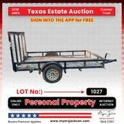 Single Axle Trailer w/ Ramp