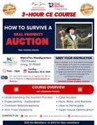 MetroTex HQ-How to Survive a Real Property Auction CE Course