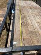 Double Axle Trailer *Jack Works BUT is DAMAGED*