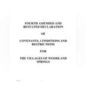 Thumbnail image of # TX 11641 Aspen Creek Dr., Fort Worth, Fourth Amended and Restated Declaration of Covenants, Conditions and Restrictions, Brannon.pdf