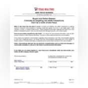 Thumbnail image of # TX 6116 Perch Dr., Fort Worth, Wire Fraud Warning, Buyer, Bankhead.pdf