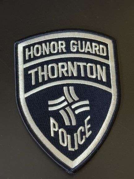 Honor Guard Thornton Police Patch
