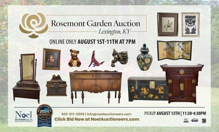 Rosemont Estate Auction in Lexington KY