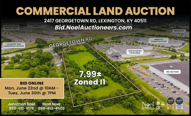 Online Only Real Estate Auction 2417 Georgetown Road, Lexington KY 40511