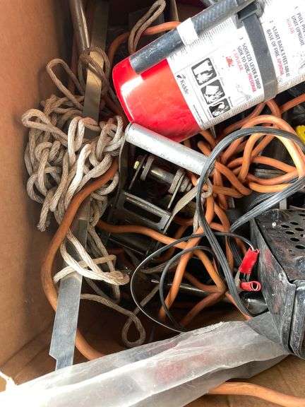Box of misc tools