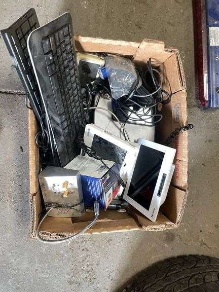 Box of misc electronics