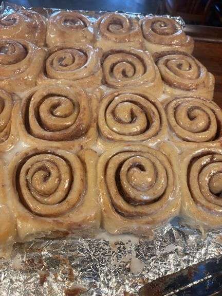 One Dozen Homemade Cinnamon Rolls!