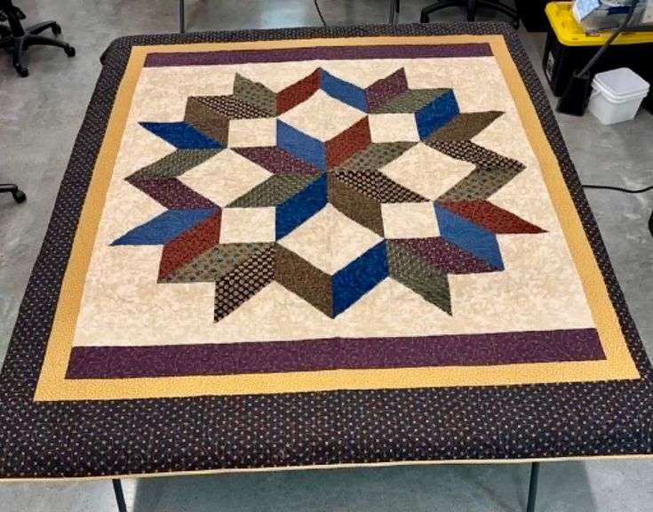 ‘Carpenter Star’ Queen Sized Quilt