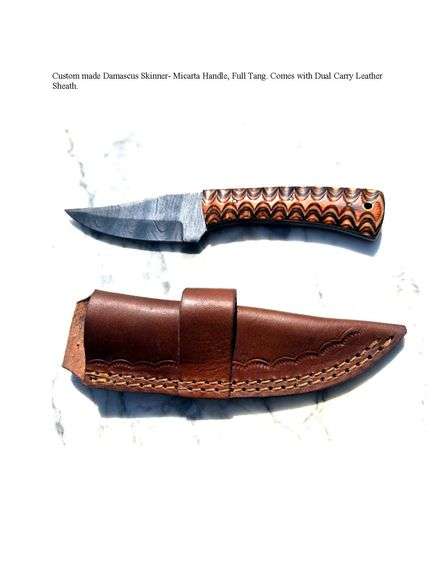 Damascus Skinner Knife