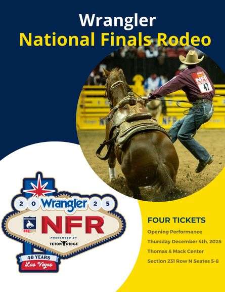 4 National Finals Rodeo Tickets