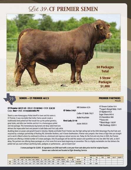 Semen Package: CF PREMIER