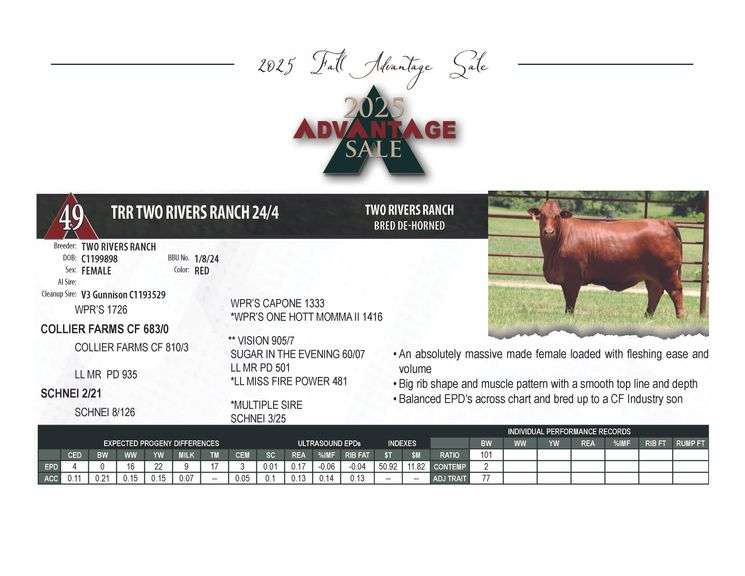 TRR TWO RIVERS RANCH 24/4