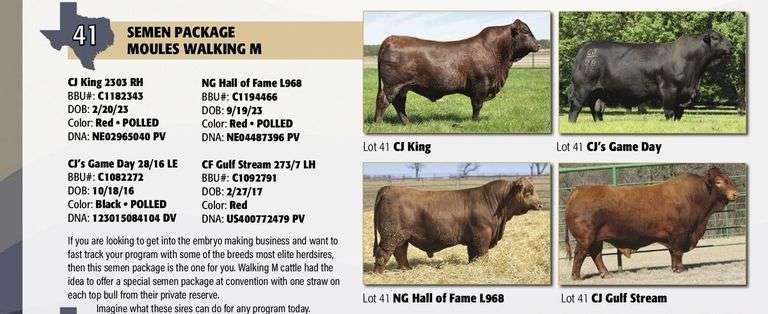 Assorted Semen Package