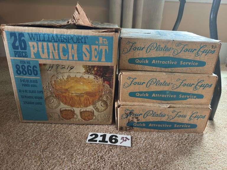 Williamsport Punch and Snack Set