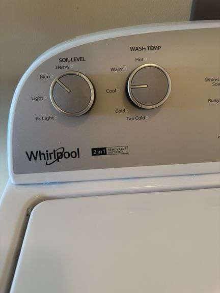Whirlpool two in one washing machine
