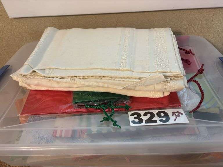 Gift wrap, bows and ribbons