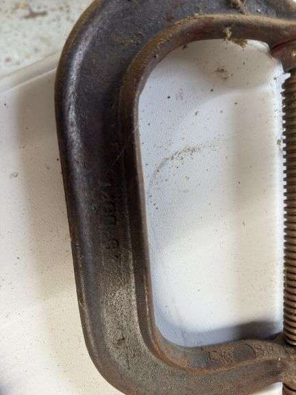 Quantity 4 C clamps, 6 inch