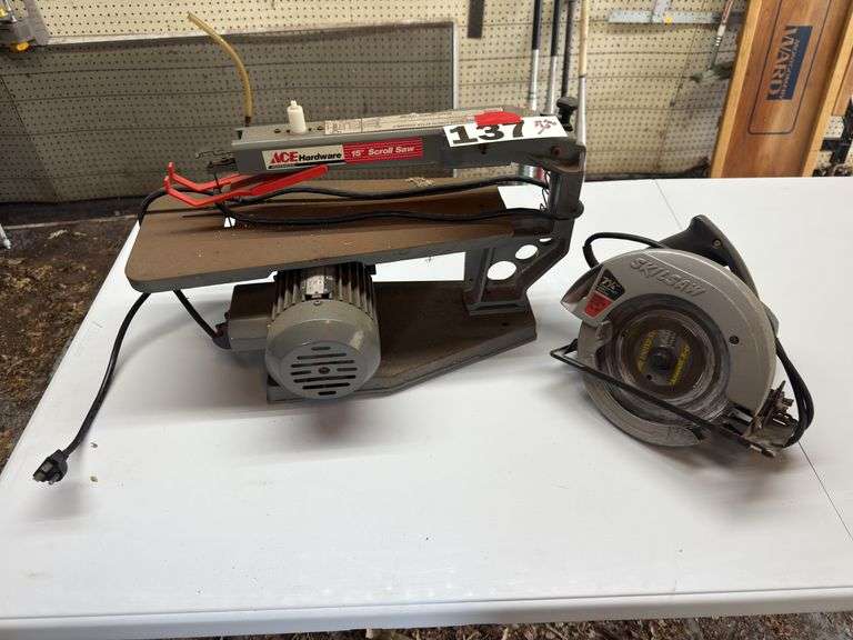 15 inch scroll saw by Ace Hardware, 7 1/4 inch skill saw