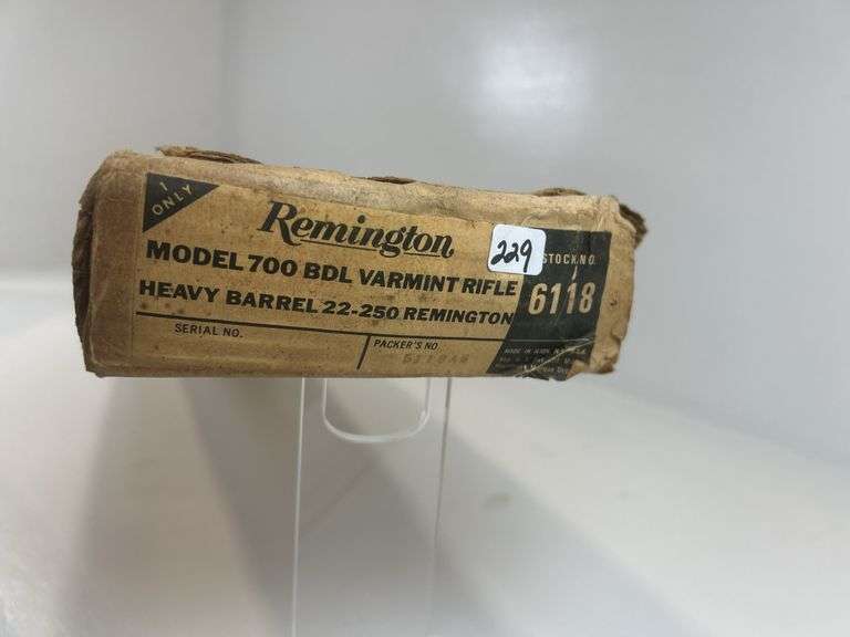 Remington 700 .22-250 REM-BULL BARREL