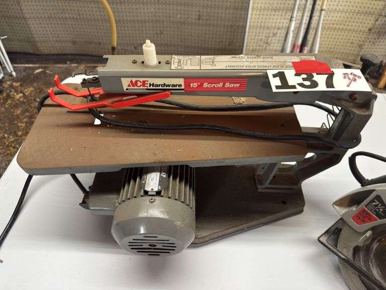 15 inch scroll saw by Ace Hardware, 7 1/4 inch skill saw