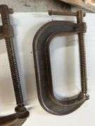 Quantity 4 C clamps, 6 inch