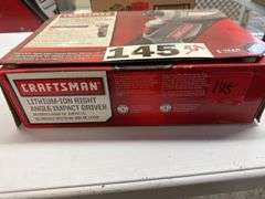 Craftsman lithium ion right angle, impact driver, new inbox.