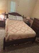 Full size bed and frame