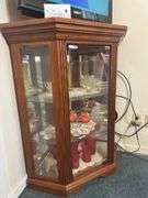 Vintage corner hutch