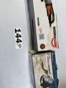 Works 4 1/2 inch cutting ￼ saw and 4 inch angle grinder