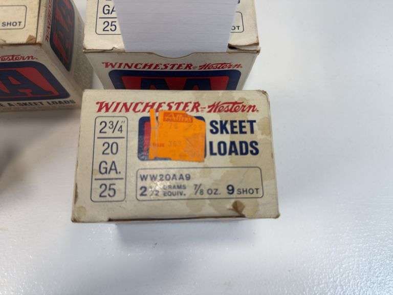 Vintage Winchester AA 20 GA shells