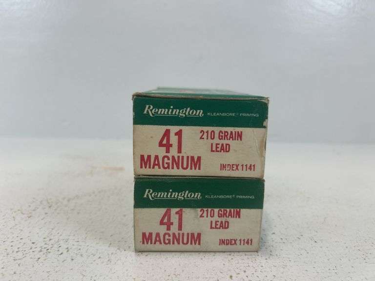 Vintage Remington 41 Magnum ammunition