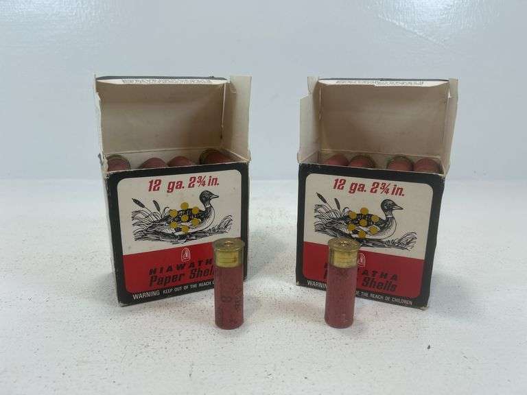 Hiawatha 12 GA 2 3/4” paper shotgun shells
