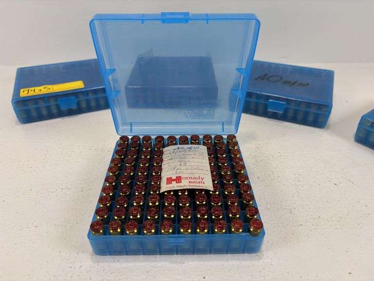 500 Rounds 40 S&W Reloaded Ammuntion