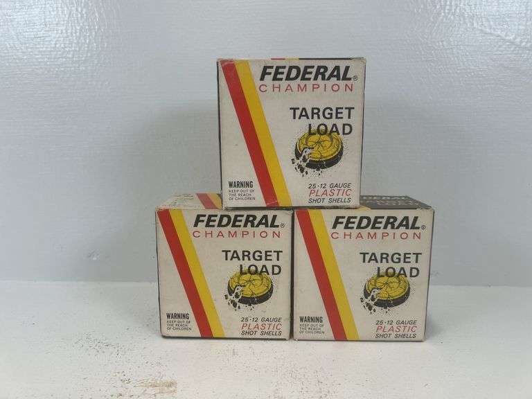 Vintage Federal Champion 12 GA shotgun shells