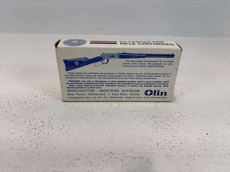 Winchester bicentennial 30–30 ammunition