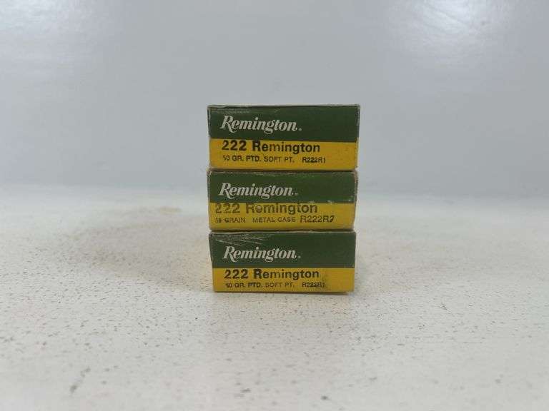 Vintage Remington 222 Remington ammunition