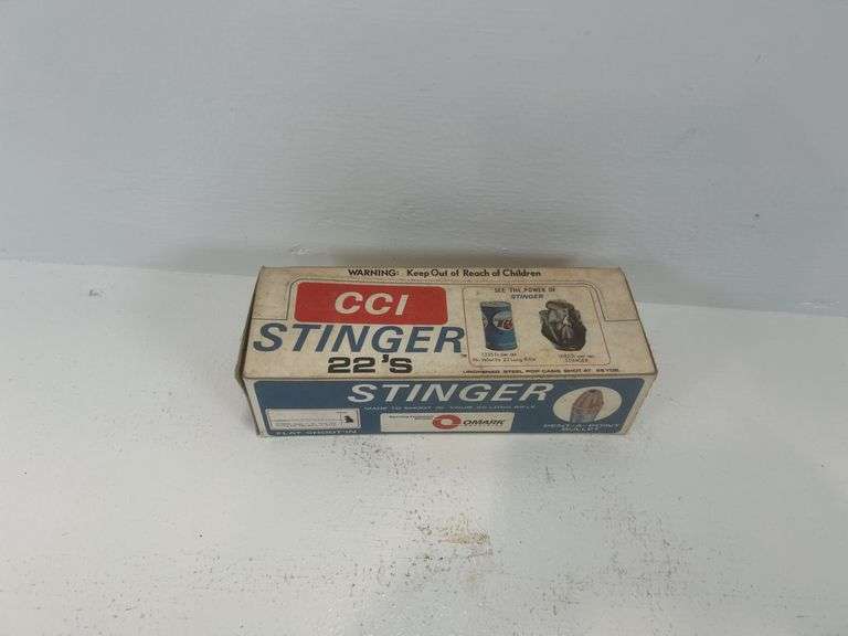 Vintage CCI Stinger 22 LR ammunition