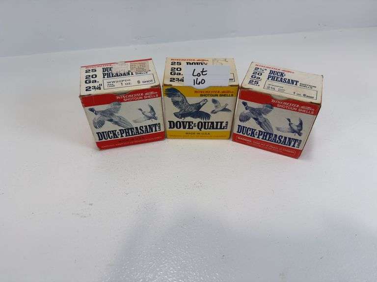 Vintage Winchester Western 20 GA shotgun shells